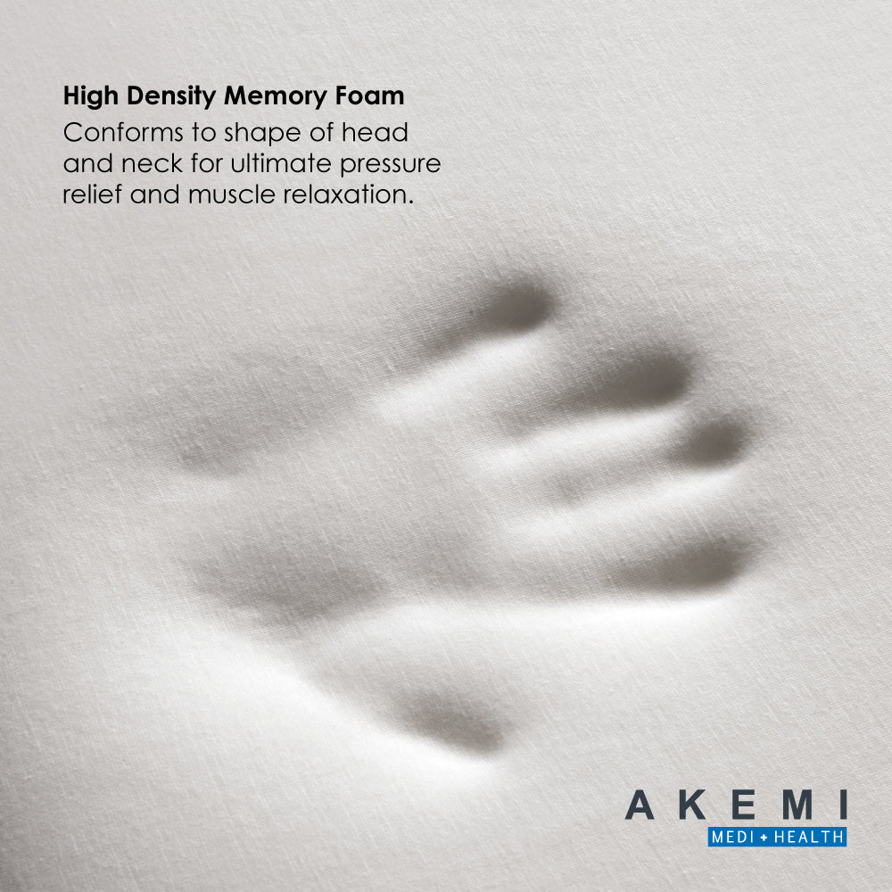 Akemi Medi+Health Ortho Hydro Gel Bamboo Charcoal Memory Pillow หมอน หมอนหนุน เมมโมรีโฟม