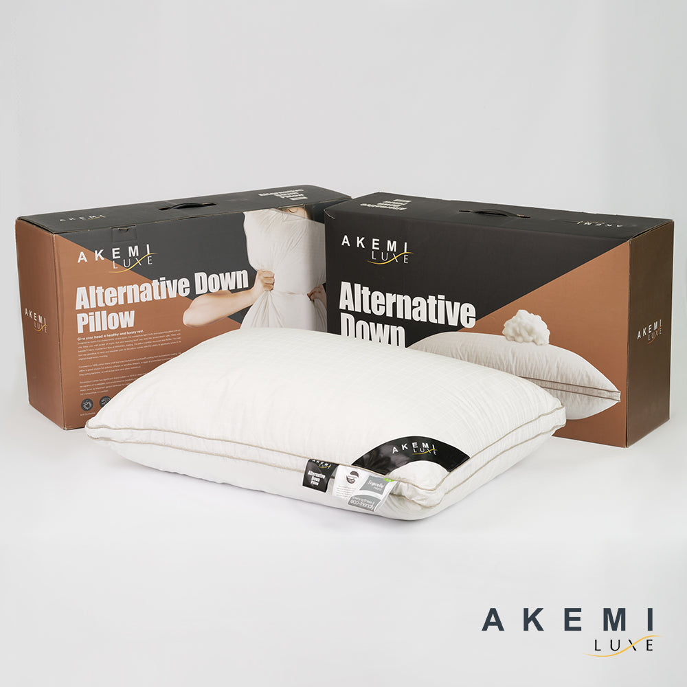[ราคาโปร] Akemi หมอน หมอนหนุน ใยสังเคราะห์ Luxe Alternative Down Pillow
