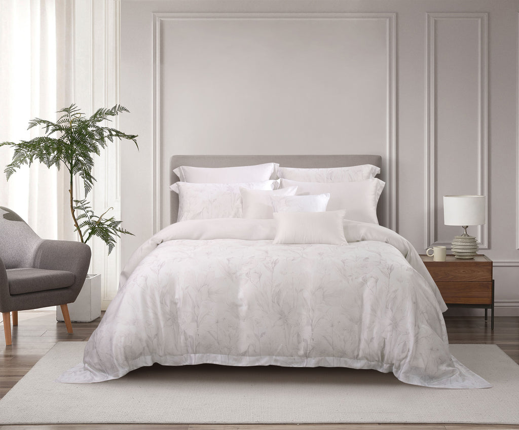 [ราคาโปร] Akemi ผ้านวม 6 ฟุต 90x100 นิ้ว TENCEL™ Lyocell Ardent Prints Collection 900 เส้นด้าย