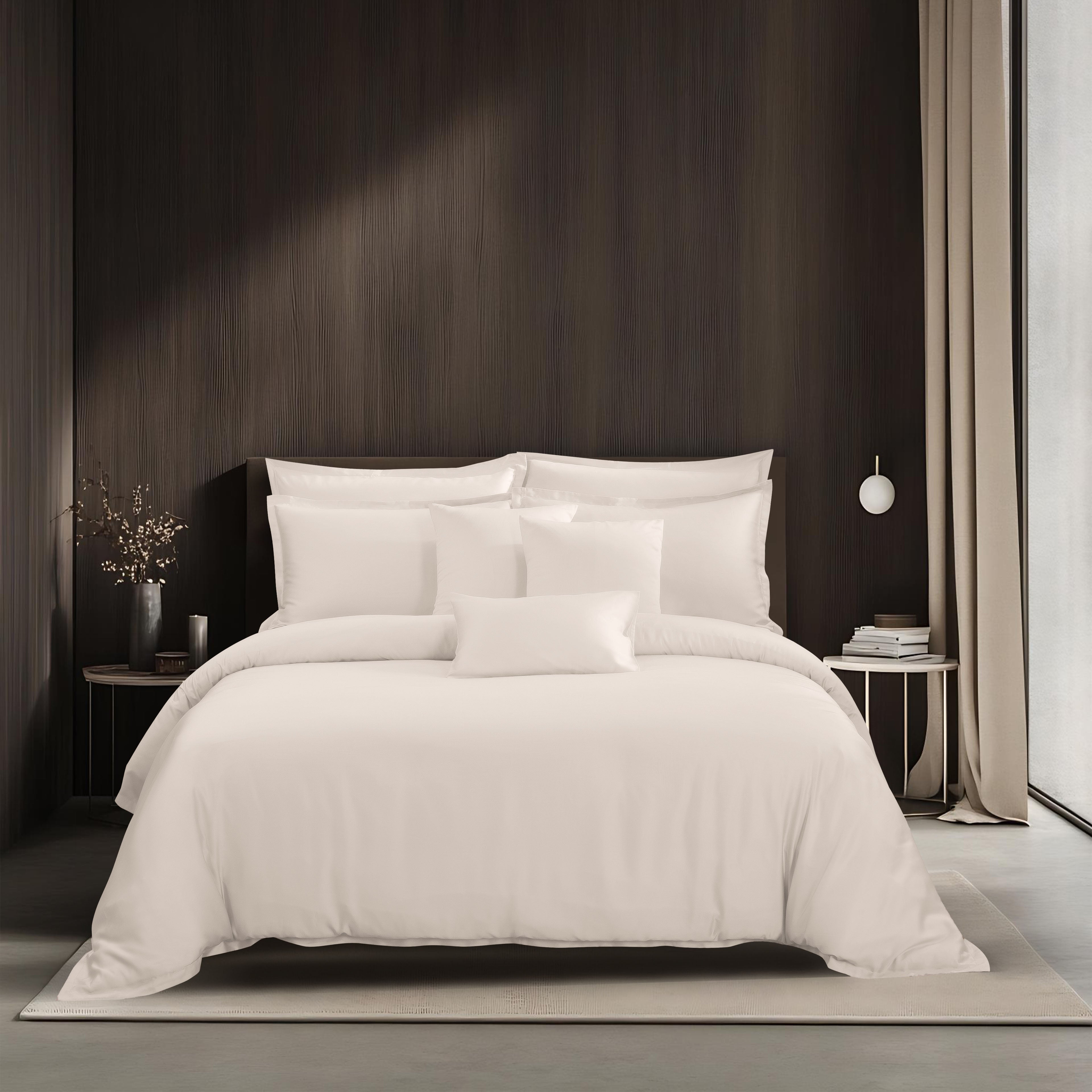 Akemi ชุดผ้าปูที่นอน TENCEL™ Lyocell Gladice Solid Collection 1300 เส้นด้าย