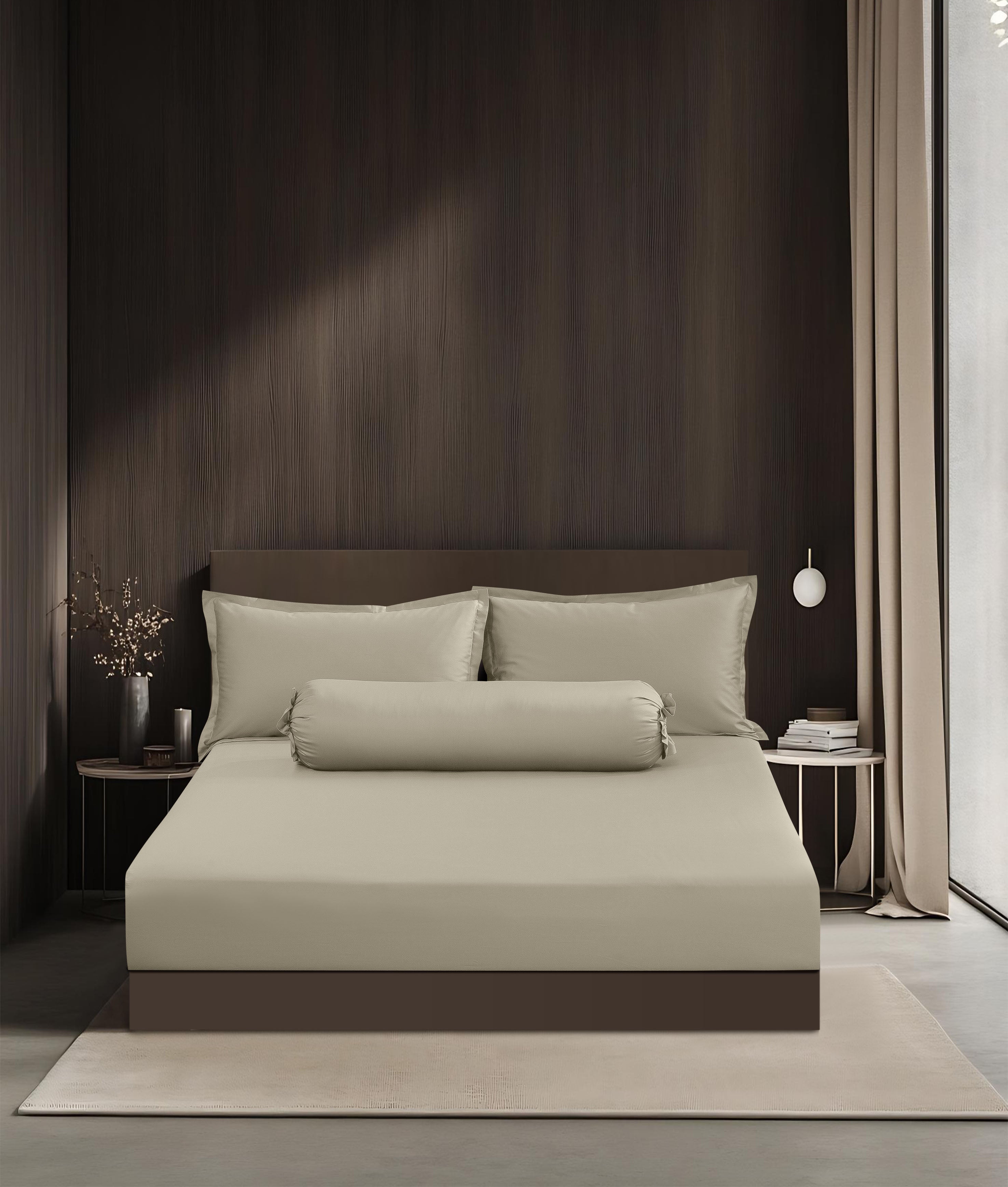 Akemi ชุดผ้าปูที่นอน TENCEL™ Lyocell Gladice Solid Collection 1300 เส้นด้าย