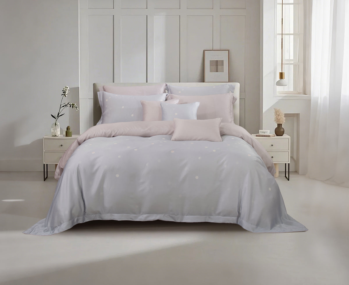 [ราคาโปร] Akemi ผ้านวม 6 ฟุต 90x100 นิ้ว TENCEL™ Lyocell Ardent Prints Collection 900 เส้นด้าย
